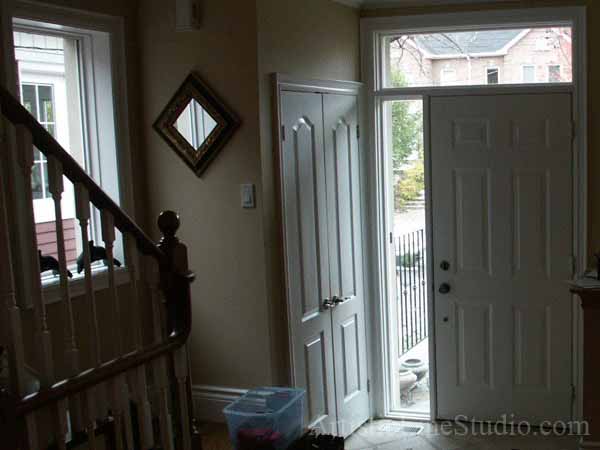 Stained and leaded glass doorlights for antance door adding privacy and beauty
