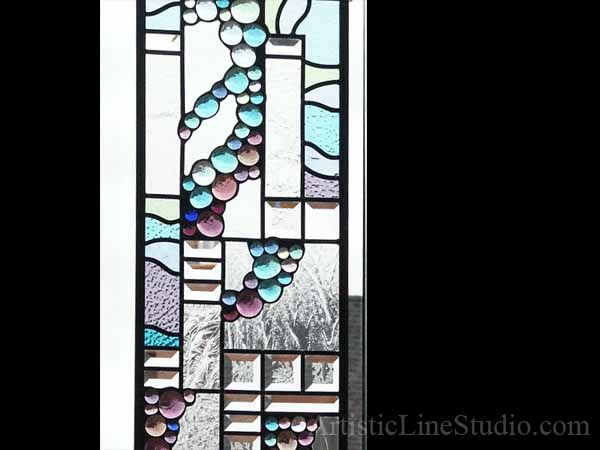 stained glass window panels. Stained glass transom