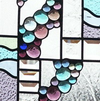 Paul - suspended stained and leaded glass windows