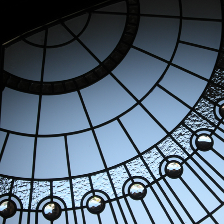 Nick - stained and leaded glass door entrance system